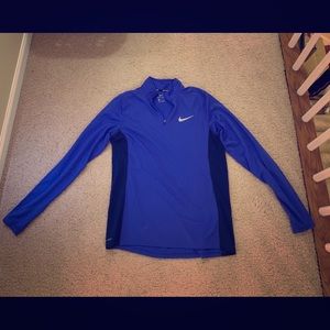 Nike Running Dri-Fit Blue Pullover